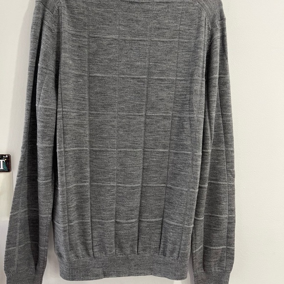 Robert Talbott 100% merino wool M gray - Picture 4 of 7